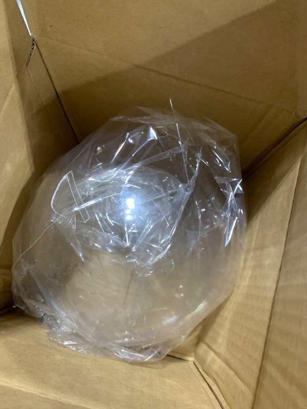 Photo 1 of 7Queen Extra Large Clear Ball Ornaments, 160mm/6.3inch=2PCS Giant Fillable Christmas Balls Shatterproof Ornament Baubles for DIY Crafts Christmas Wedding Party Decor