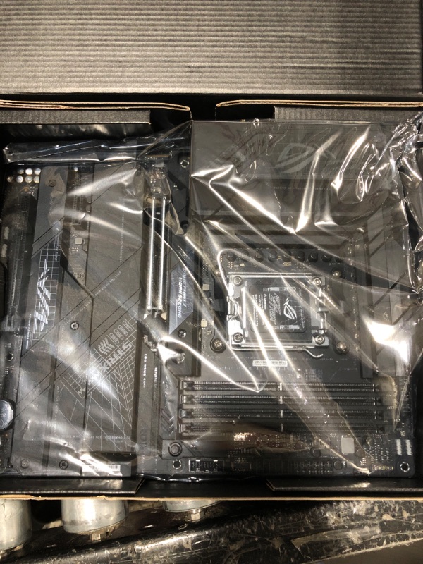 Photo 3 of ASUS ROG STRIX X670E-F GAMING WIFI AMD X670 AM5 Ryzen Desktop 9000 8000 & 7000 ATX Motherboard, 18+2 Power Stages, DDR5, 4x M.2