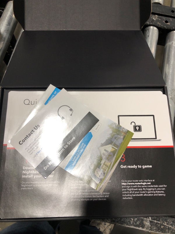 Photo 1 of NETGEAR Nighthawk Pro Gaming 6-Stream WiFi 6 Router (XR1000) - Security Features, AX5400 Wireless Speed (up to 5.4Gbps), DumaOS 3.0 Optimizes Lag-free Server Connections, 4 x 1G Ethernet ports