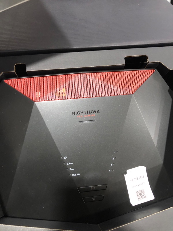 Photo 1 of NETGEAR Nighthawk Pro Gaming 6-Stream WiFi 6 Router (XR1000) - Security Features, AX5400 Wireless Speed (up to 5.4Gbps), DumaOS 3.0 Optimizes Lag-free Server Connections, 4 x 1G Ethernet ports