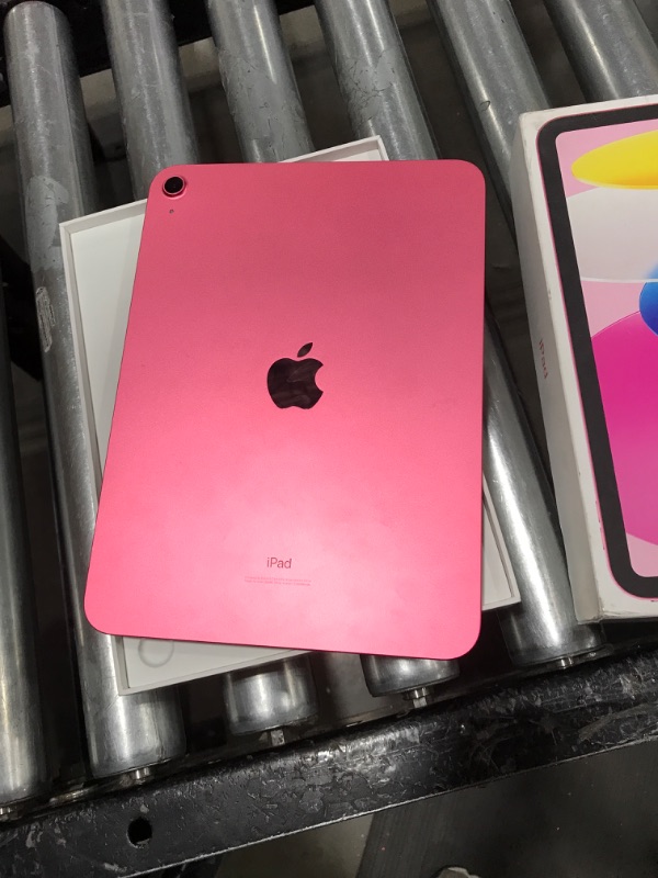 Photo 3 of Apple iPad (10th Generation): with A14 Bionic chip, 10.9-inch Liquid Retina Display, 64GB, Wi-Fi 6, 12MP front/12MP Back Camera, Touch ID, All-Day Battery Life – Pink