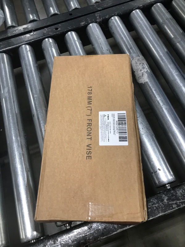 Photo 1 of HFS(R) Woodworking Bench Vise, Heavy Duty Front Screw Vise for Workbench Chrome plating Leg Vise Hardware Woodworking (7IN)