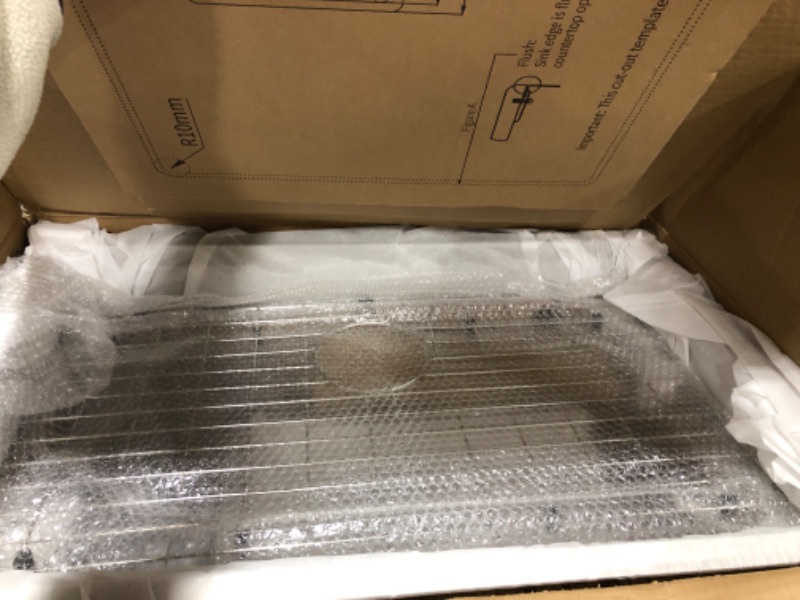 Photo 1 of SANYCASA 30 Inch Undermount Kitchen Sink Superior Drain Kitchen Sinks 11 Gauge (3mm) Stainless Steel Sink Single Bowl Integrated Ledge Multifunctional Workstation Sink Set - 30" x 19" x 10"