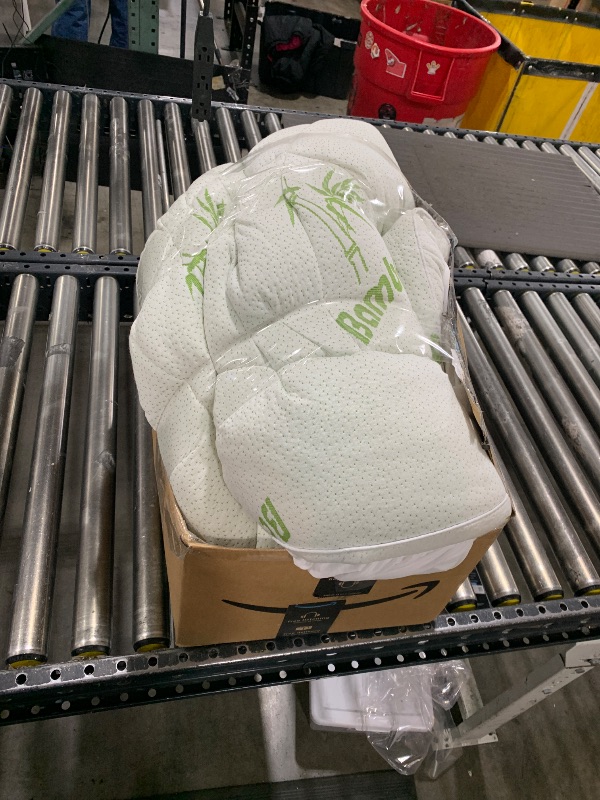 Photo 1 of Mattress Topper Short Queen RV Size, Cooling Extra Thick Breathable Viscose Made Down Alternative Fill (8-21”Deep Pocket)