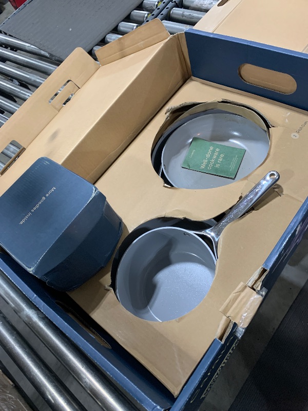 Photo 1 of Caraway Nonstick Ceramic Cookware Set (12 Piece) Pots, Pans, Lids and Kitchen Storage