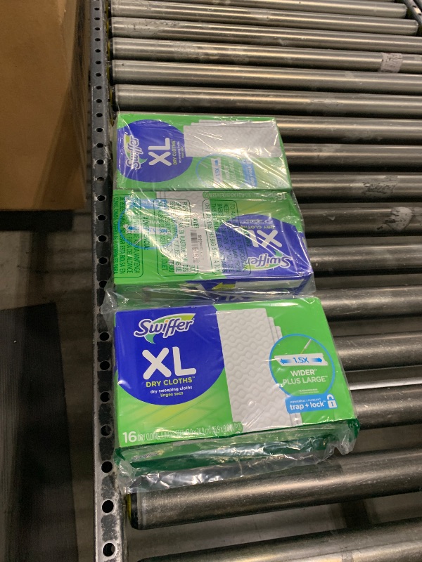 Photo 1 of Swiffer Sweeper X-Large Disposable Sweeping Cloths, 16-Count Boxes (Pack of 3)