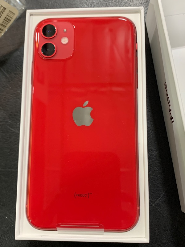 Photo 1 of Apple iPhone 11 [64GB, (Product) RED] + Carrier Subscription [Cricket Wireless]