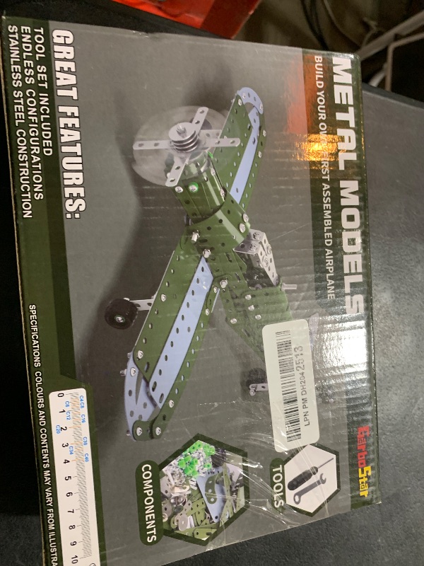 Photo 1 of Garbo Star STEM Building Projects Model Airplane Set - 285 Pieces STEM Project Building Toys for Kids Ages 8-12-16, Assembly Science Kit Educational Birthday Gift for Kids Boys 8 9 10 11 12 Years Old