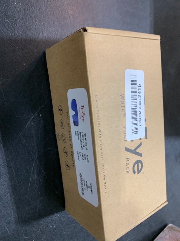 Photo 1 of TriEye Cycling Glasses - Cycling Glasses with Rear-view Mirror - Cycling Sunglasses for Men & Women - Sports Sunglasses Cycling Goggles UV-400 - Durable Bicycle Glasses (Revo Blue)