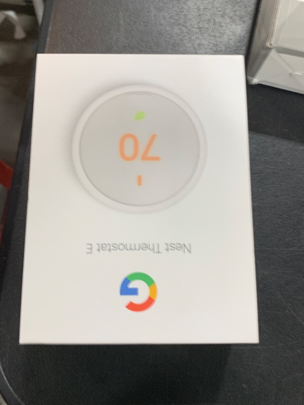 Photo 1 of Google Nest Thermostat - Programmable Smart Learning Thermostat with Easy Installation and Trim Kit Bundle, White