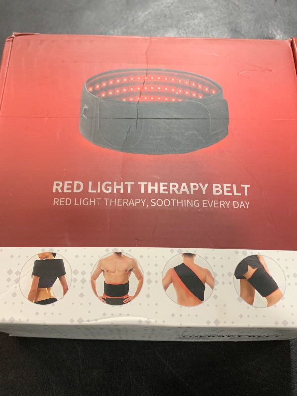 Photo 2 of Red Light Therapy for Body, Infrared Light Therapy for Shoulder Waist Muscle Pain Relief, Upgraded 3 in 1 Led Beads, 660nm Red Light &850nm Near Infrared Light Therapy Belt Wrap Timer Remote Control