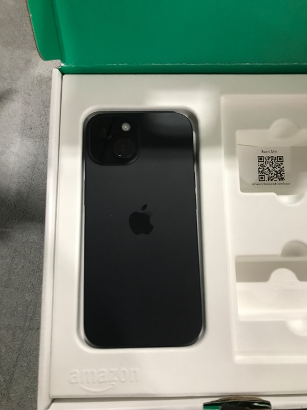 Photo 3 of Apple iPhone 15, 128GB, Black - Unlocked (Renewed Premium)