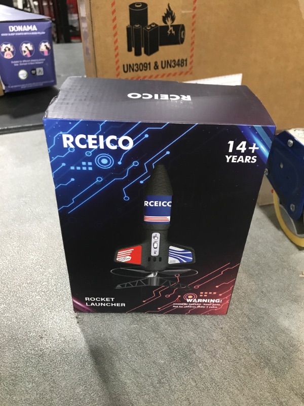 Photo 1 of Rocket Launcher, 200 Feet of Flight Altitude, Model Rocket Kits with Launch Set, Ultra-high Flying Air Toy Outdoor Toys for Ages 8-13, Birthday Gift for Kids Boys & Girls