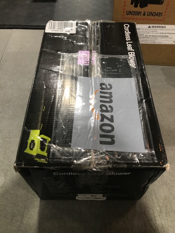 Photo 1 of LEAPUL Leaf Blower, 21V Electric Cordless Leaf Blower, 2 X 2.0Ah Batteries and Charger Included, Lightweight Leaf Blower for Patio Cleaning, Lawn Care, Blowing Leaves and Dust, etc.
