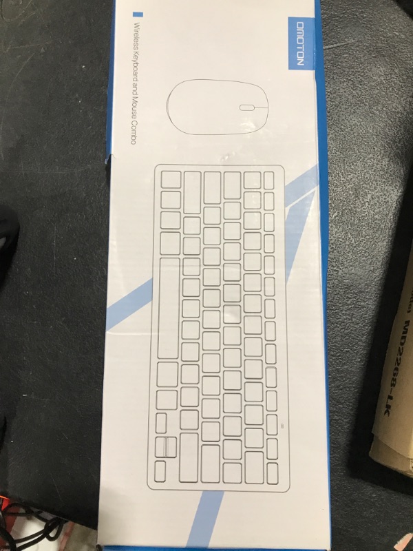 Photo 1 of Bluetooth Keyboard and Mouse for Mac, OMOTON Ultra-Slim Keyboard and Mouse Combo, Wireless Keyboard and Mouse for MacOS, MacBook Pro/Air, iMac, Mac Mini, Laptop and PC (Silver)