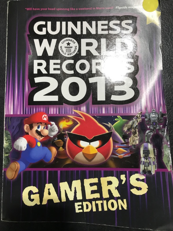 Photo 2 of Guinness World Records 2013 Gamer's Edition Paperback 
