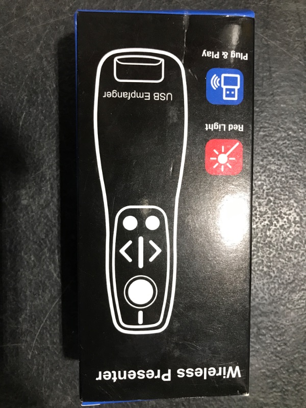 Photo 2 of 2-in-1 USB Type C Presentation Clicker Wireless Presenter Remote for PowerPoint, Powerpoint Clicker with Volume Control PowerPoint Slide Advancer for Mac, Computer, Laptop-E600