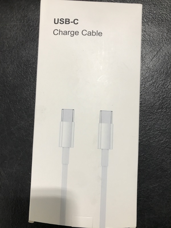 Photo 2 of chcela 60W USB C to USB C Cable [3Pack] iPhone 15 Fast Charging Cable,6ft Long USB-C to USBC Power Cord for iPhone 16/15 Pro Plus Pro Max, MacBook Pro Air/IPad/iPad Pro 12.9/11,AirPods 4(White)