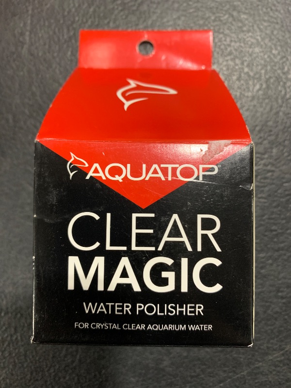 Photo 2 of Aquatop Clear Magic Water Polisher - Safe for Freshwater and Saltwater Aquariums - May be added once a week - Easier Pick up by your Aquarium