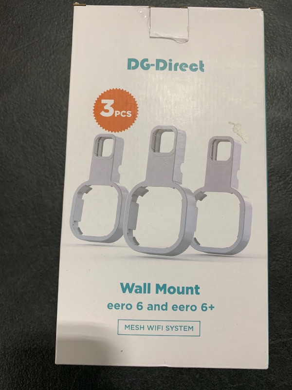 Photo 2 of DG-Direct Wall Mount Holder for eero 6 and eero 6+ Router Mesh Wi-Fi System, No Messy Wires, The Outlet Wall Mount Holder for eero 6 Plus, Stand Bracket for eero 6 Extender Space Saving (3 Pack)