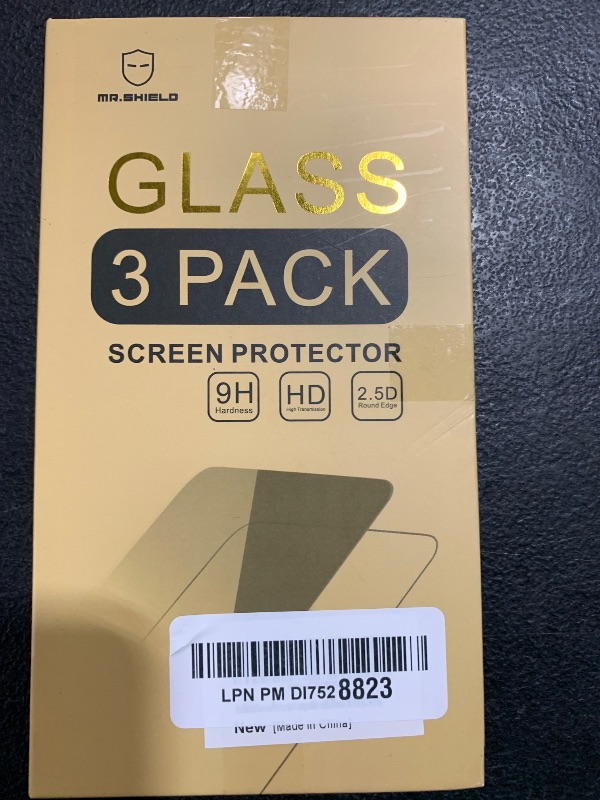 Photo 2 of Mr.Shield Screen Protector compatible with iPhone 16 Pro [6.3 Inch] [Tempered Glass] [3-Pack] [Japan Glass with 9H Hardness]