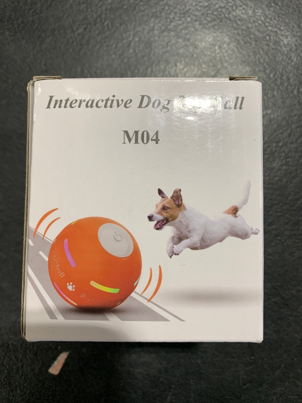 Photo 2 of PetDroid Interactive Dog Toys Dog Ball,[2025 Newly Upgraded] Durable Motion Activated Automatic Rolling Ball Toys for/Small/Medium/Large Dogs,USB Rechargeable (Orange)