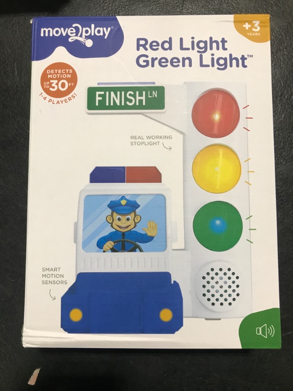 Photo 2 of Move2Play, Red Light Green Light Game with Motion Sensing | Family, Easter, & Birthday Party Games | Gift for Kids, Preschool, & Toddlers Ages 2, 3, 4, 5, 6, 7+ Year Olds | Travel, Indoor, Outdoor