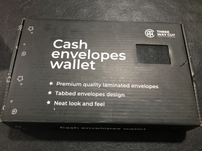 Photo 1 of Cash Envelope Wallet All in One Budget System with 12x Tabbed Cash Envelopes, 12x Monthly Budget Cards,1x Yearly budget planner sheet Complete Money Organizer Set for Cash RFID Protection