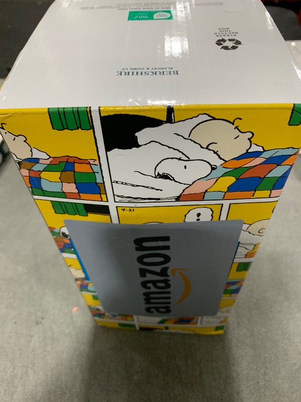 Photo 1 of Berkshire Blanket Peanuts® VelvetLoft® Cute Character Snoopy Plush Blanket, Bubbles White(60in x 70in)