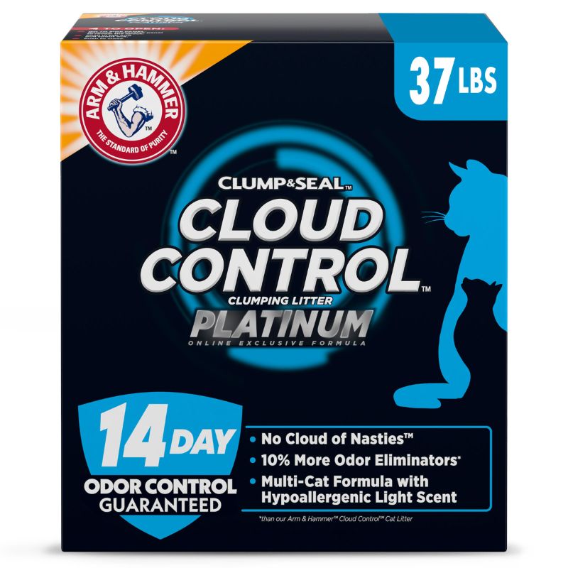 Photo 1 of ARM & HAMMER Cloud Control Platinum Clumping Cat Litter 37LB