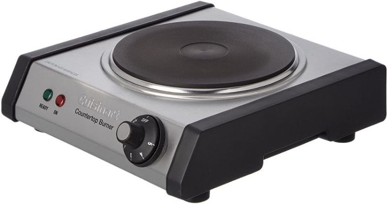 Photo 1 of Cuisinart CB-30P1 Cast-Iron Single Burner, Stainless Steel
