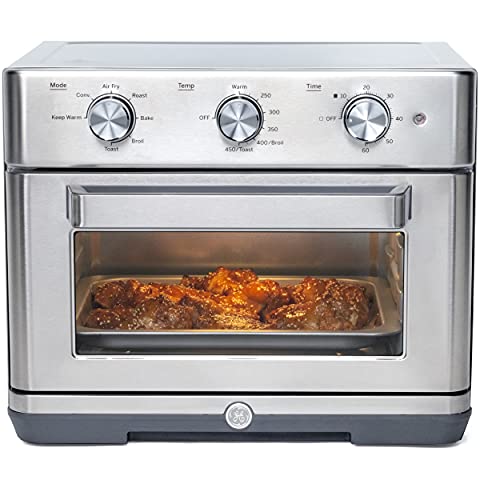 Photo 1 of GE Appliances Mechanical Air Fry 7-in-1 Toaster Oven - Stainless Steel
