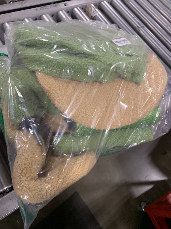 Photo 1 of PAWZ Road Cactus Cat Tree Small Cat Tower 32” Cat Scratching Post with Curved Perch, Cozy Cat Condo, Removable Padded Top Bed for Kittens and Indoor Cats-Green