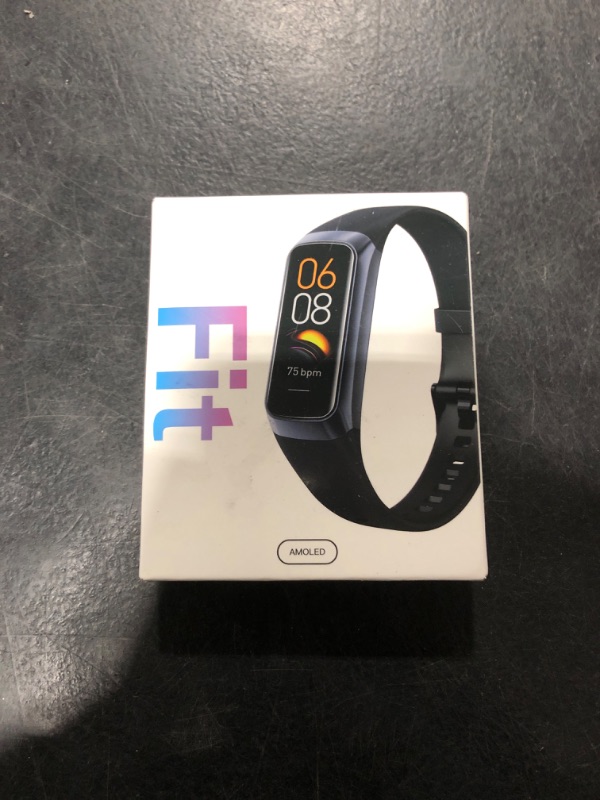 Photo 1 of Fitness Tracker with Step Counter/Calories/Stopwatch, Activity Tracker, Health Tracker with Heart Rate Monitor, Sleep Tracker,1.10''AMOLED Touch Color Screen, Pedometer Watch for Women Men