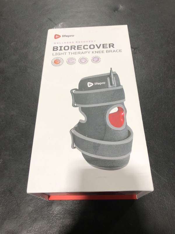 Photo 1 of LifePro Red Light Therapy Knee Brace - Portable Infrared Device for Pain Relief, Stiffness, and Recovery - Ideal Knee Massager for Athletes and Active Lifestyles