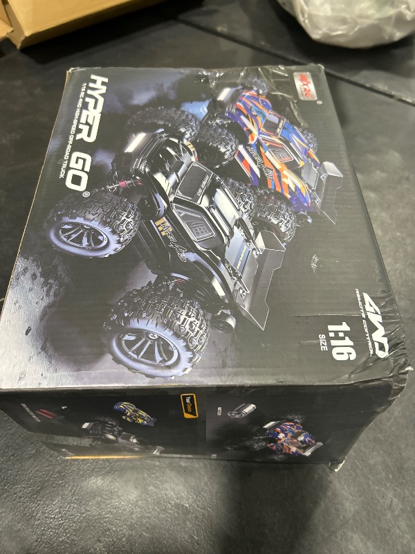 Photo 1 of HYPER GO H16BM 1/16 RTR Brushless Fast RC Cars for Adults, Max 42mph Electric Off-Road RC Truck, High Speed RC Car 4X4 Remote Control Car with 2 Lipo Batteries for Adult, Compatible 3S Lipo