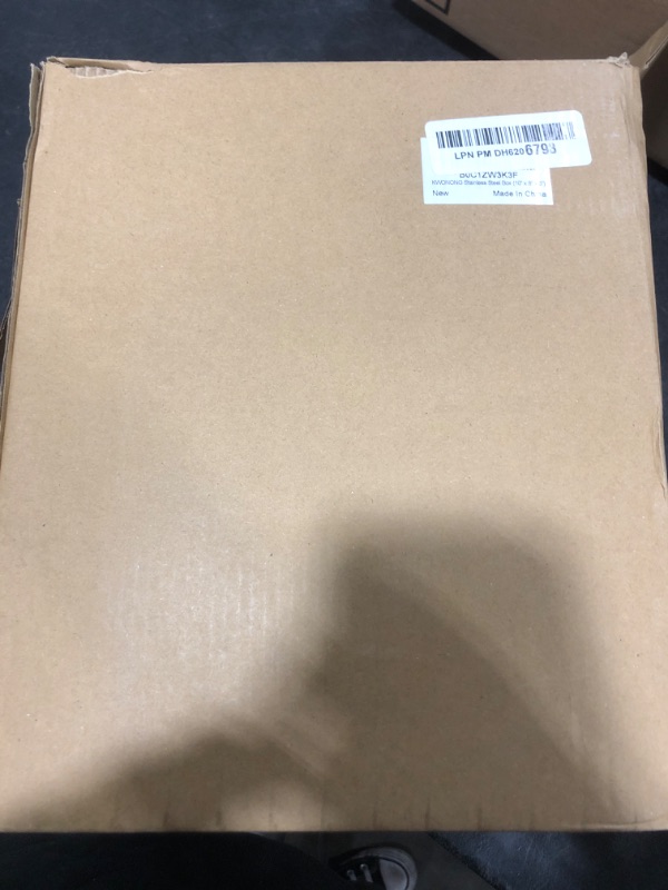 Photo 1 of KWONONG Stainless Steel Enclosure, IP65 Waterproof Electrical Box for Indoor and Outdoor Projects, Includes Mounting Plate and Wall Bracket 250×200×150mm (10"×8"×6")