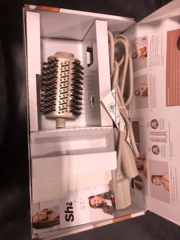 Photo 3 of **SOLD FOR PARTS**Shark HD430 FlexStyle Air Styling & Drying System, Powerful Hair Dryer Brush & Multi-Styler with Auto-Wrap Curlers, Paddle Brush, Oval Brush, Concentrator Attachment, Stone