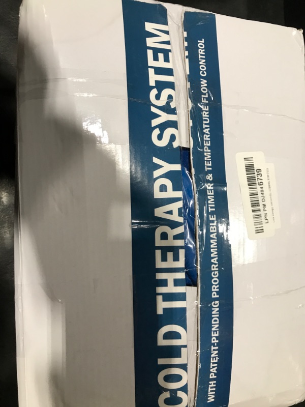 Photo 1 of Cold Therapy Machine System with Programmable Timer, Ice Machine for Knee after Surgery Recovery,Wearable, Adjustable Knee Pad,Quiet Pump,Ideal for Sports Injuries, Knee Pains ?