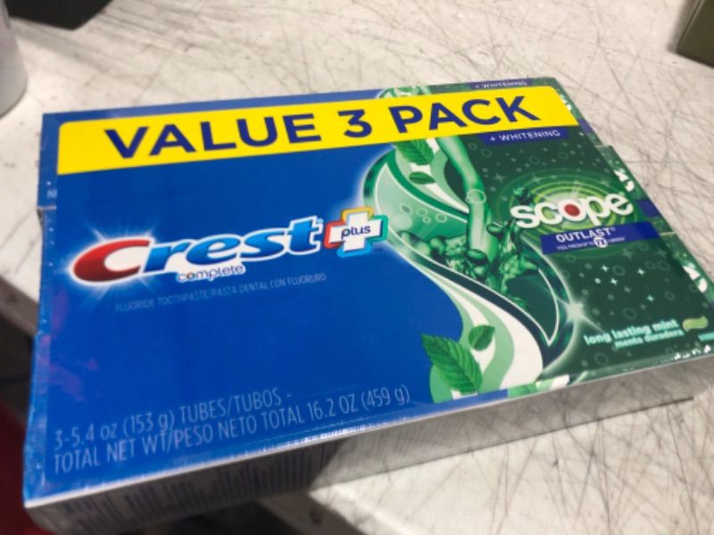 Photo 1 of Whitening Plus Scope Complete Toothpaste Mint
Exp 11/2024