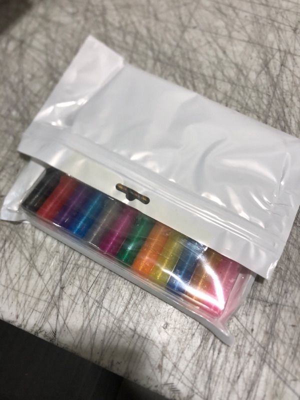 View 2 of PCTC Double Line Metallic Markers | 12 Colors Self Outline Metallic Markers | Shimmer Markers | Glitter Pens for Doodling, Birthday Greeting, Drawing, Christmas, DIY Art Crafts,Gifts for Kids School