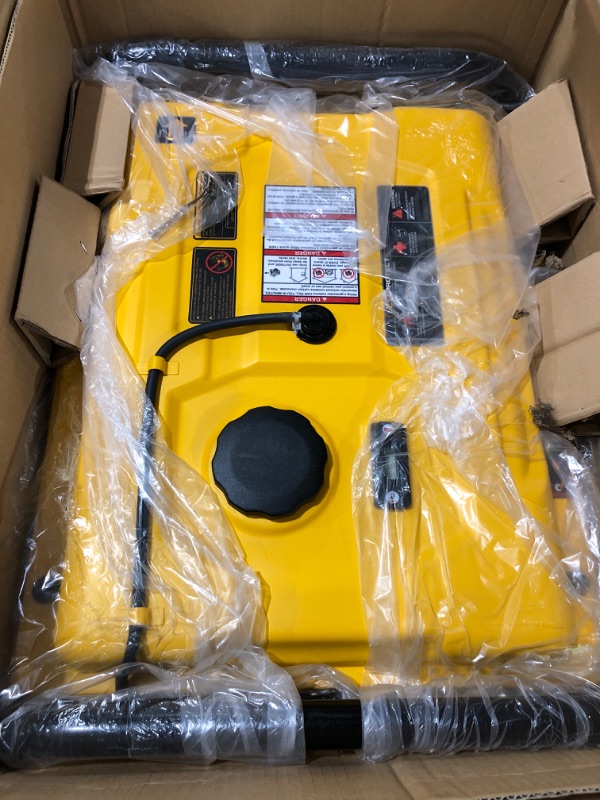 Photo 1 of 6500-Watt Manual Start Gas-Powered Portable Generator with Idle Control, Covered Outlets and CO Protect
