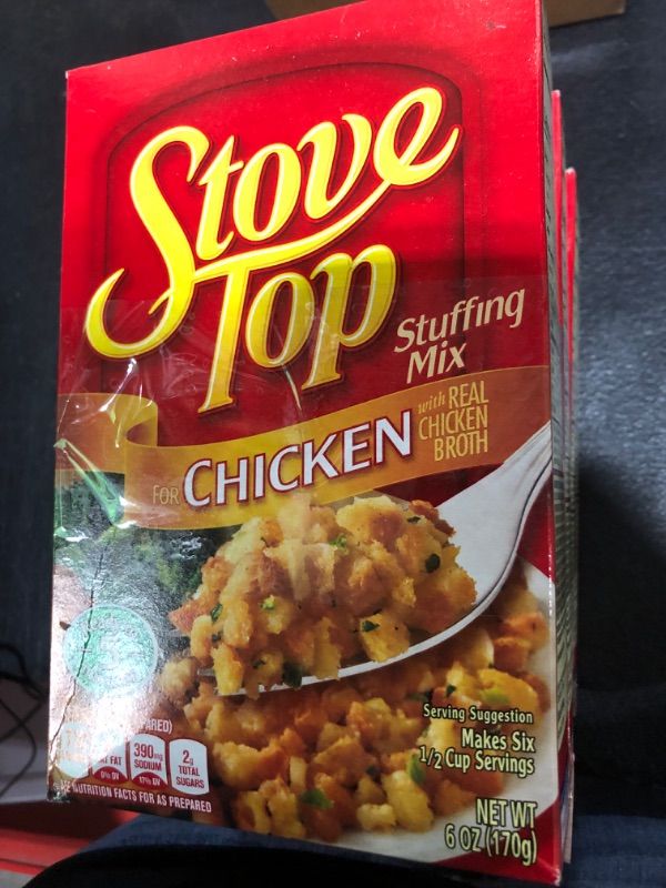 Photo 2 of 4 pack Stove Top Stuffing Mix for Chicken (6 oz Box)- exp nov 7 2024