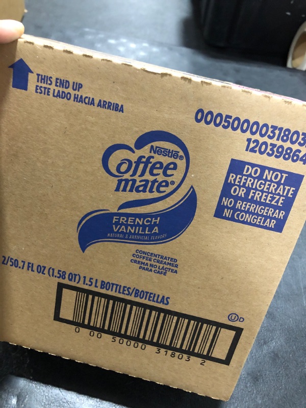 Photo 2 of 2 OF Nestlé® Coffee-mate® Concentrated French Vanilla Liquid Creamer, 50.7 Fl Oz
