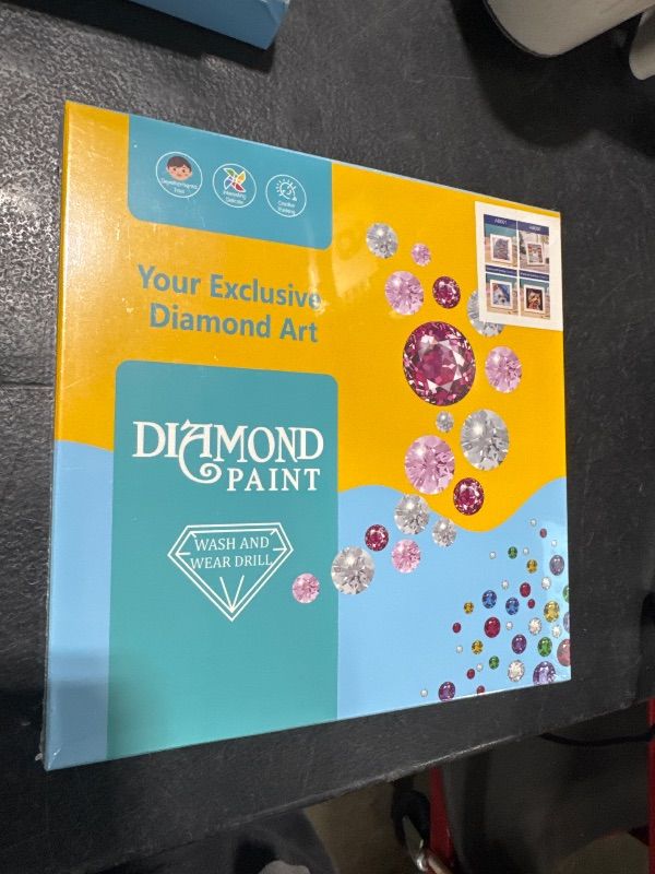 Photo 2 of Sloikey Diamond Art Kits for Kids Suit for Kids Ages 6-8-9-12 and Beginners,Diamond Art Gem by Number Kits Arts and Crafts Kits (4PCS) (S-cat-Four)