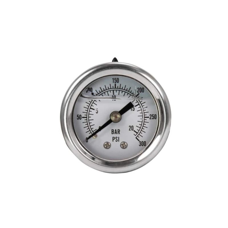 Photo 1 of 1.7 in. Liquid Filled Pressure Gauge with 1/8 in. NPT Back Mount
