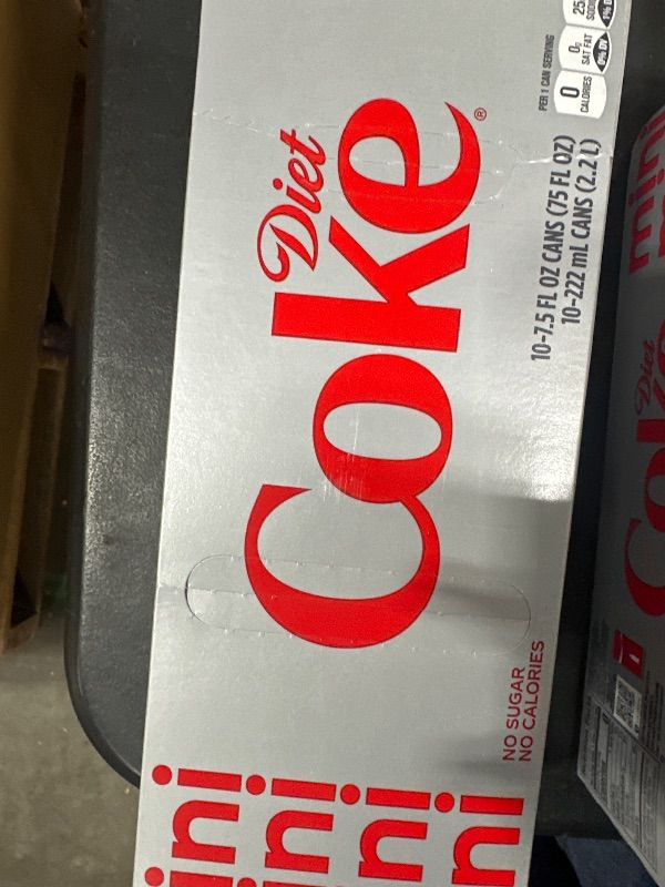 Photo 2 of Diet Coke Mini-Can 7.5oz, 10 Pack (Package May Vary) Diet Coke 7.5 Fl Oz (Pack of 10)