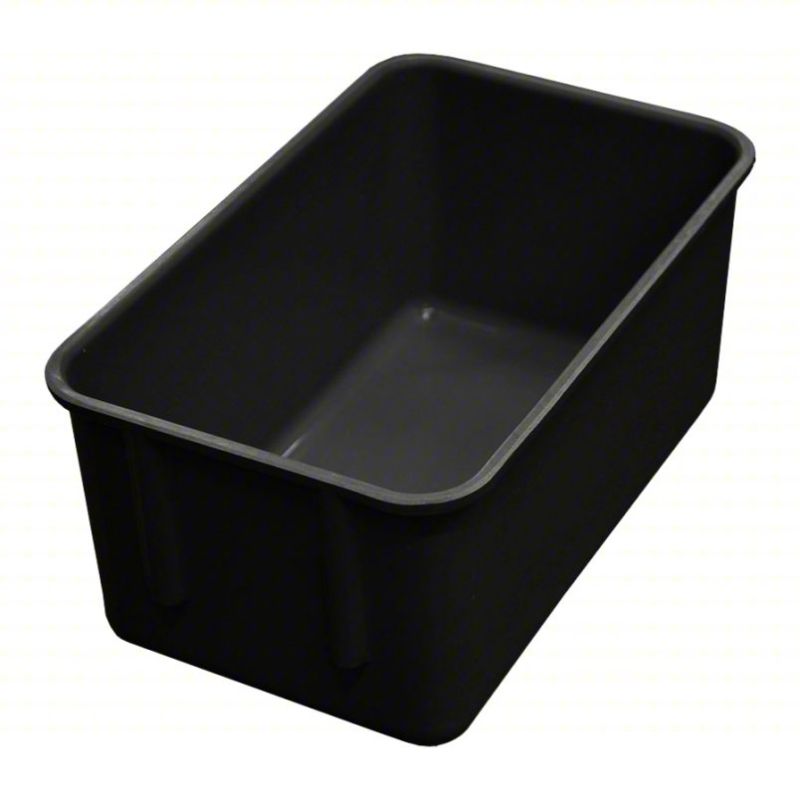 Photo 1 of 27 Gallon Plastic Storage Bin Tote Organizing Container With Durable Lid and Secure Latching Buckles, Stackable and Nestable Lid Plastic Storage Bin, 1 Pack, Black Base/Red Lid