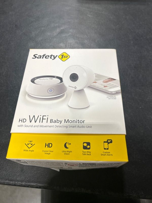 Photo 3 of Safety 1st HD Wi-Fi Baby Monitor Camera with Sound- and Movement-Detecting Audio Unit