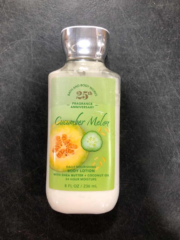 Photo 1 of 1 Bath & Body Works Cucumber Melon Lotion Cream Hand 8 Oz Shea Butter Coconut
